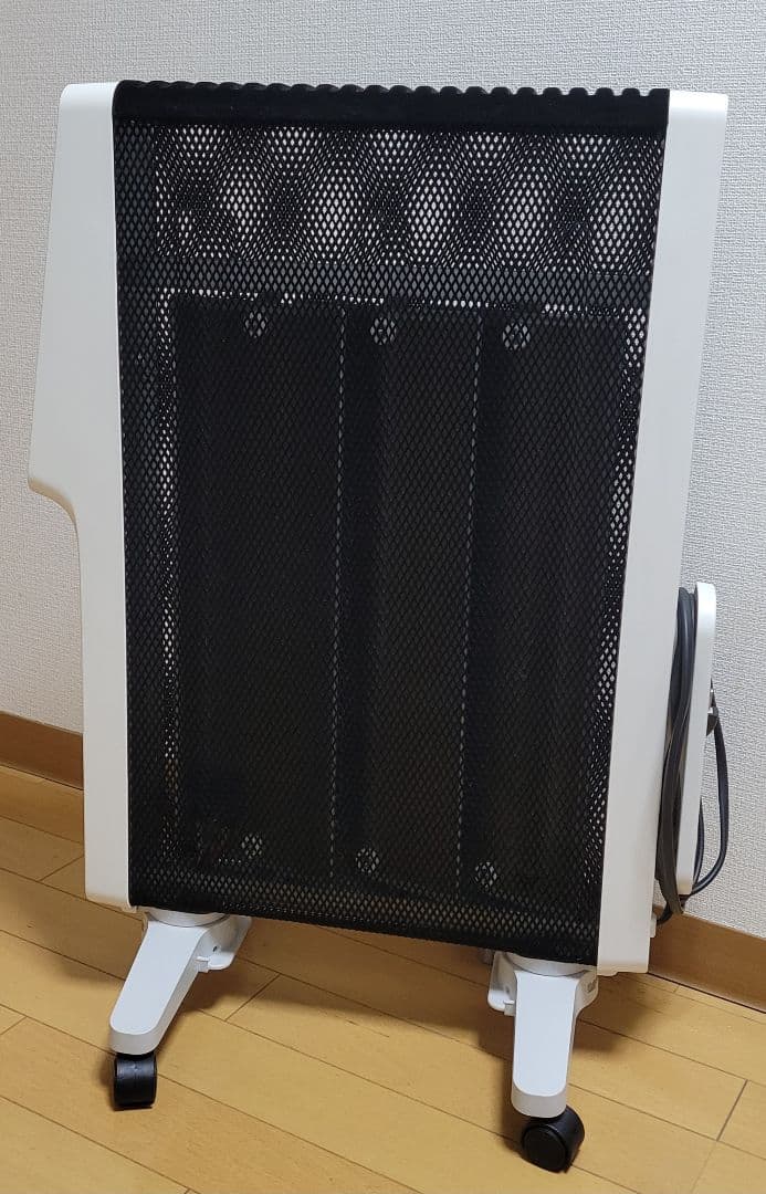 【美品】siroca 遠赤軽量ヒーター キャスター付き