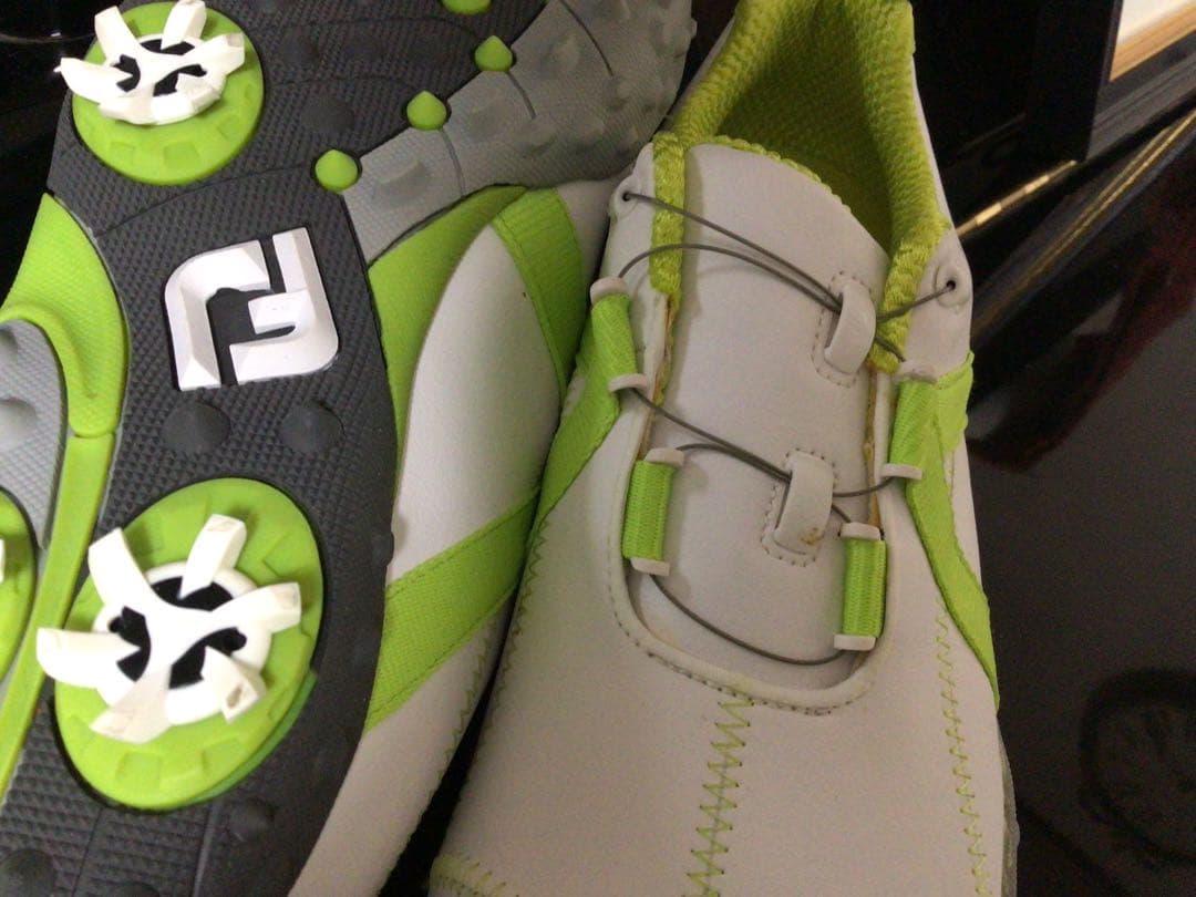 FootJoy ゴルフシューズ 女性用 M ホワイト/ライム