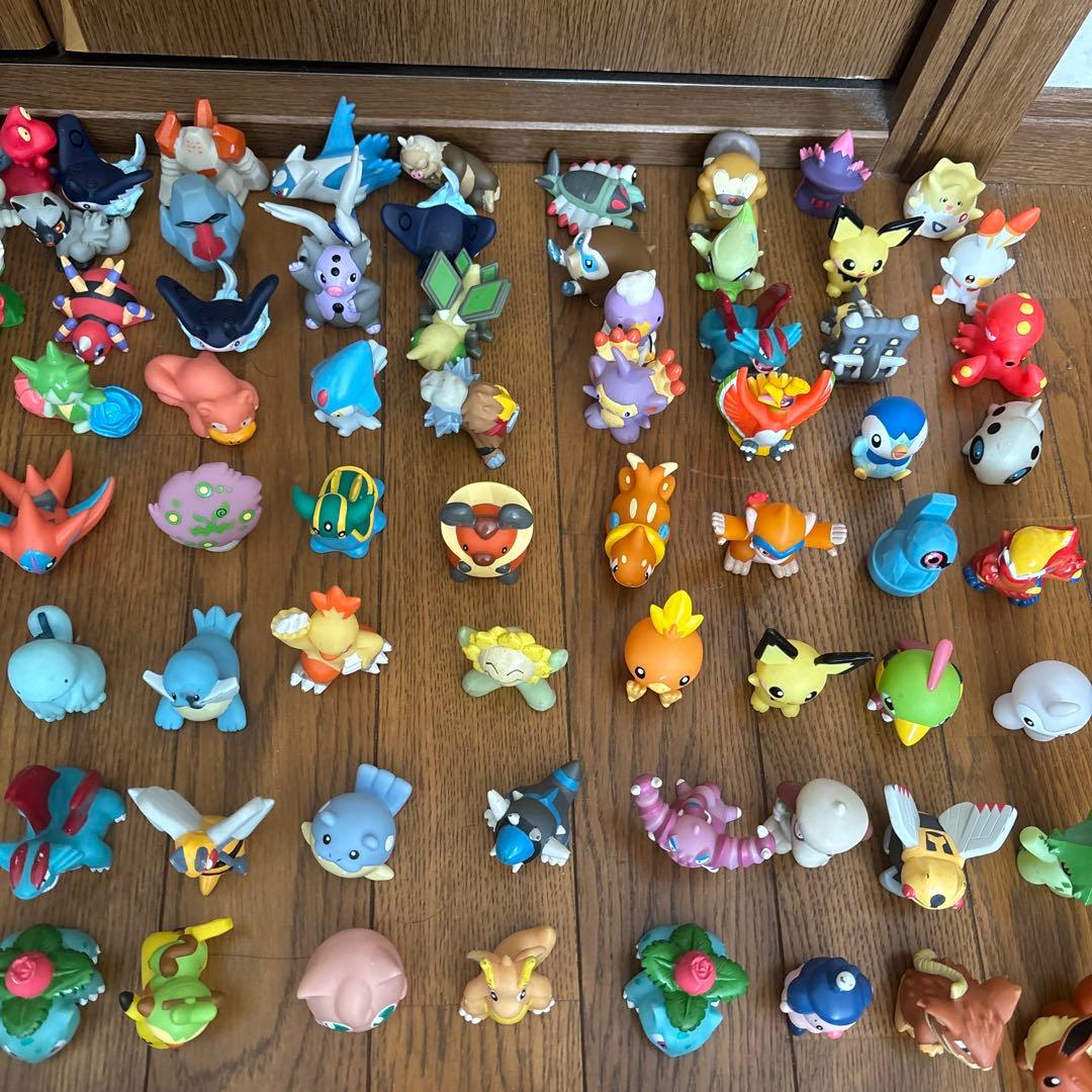 ポケモンキッズ　クリア　初代　指人形　フィギュア　約155体　初期
