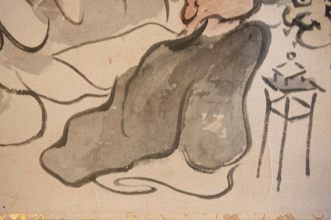 十六羅漢の図　在銘あり　箱無しは2000円お値引き