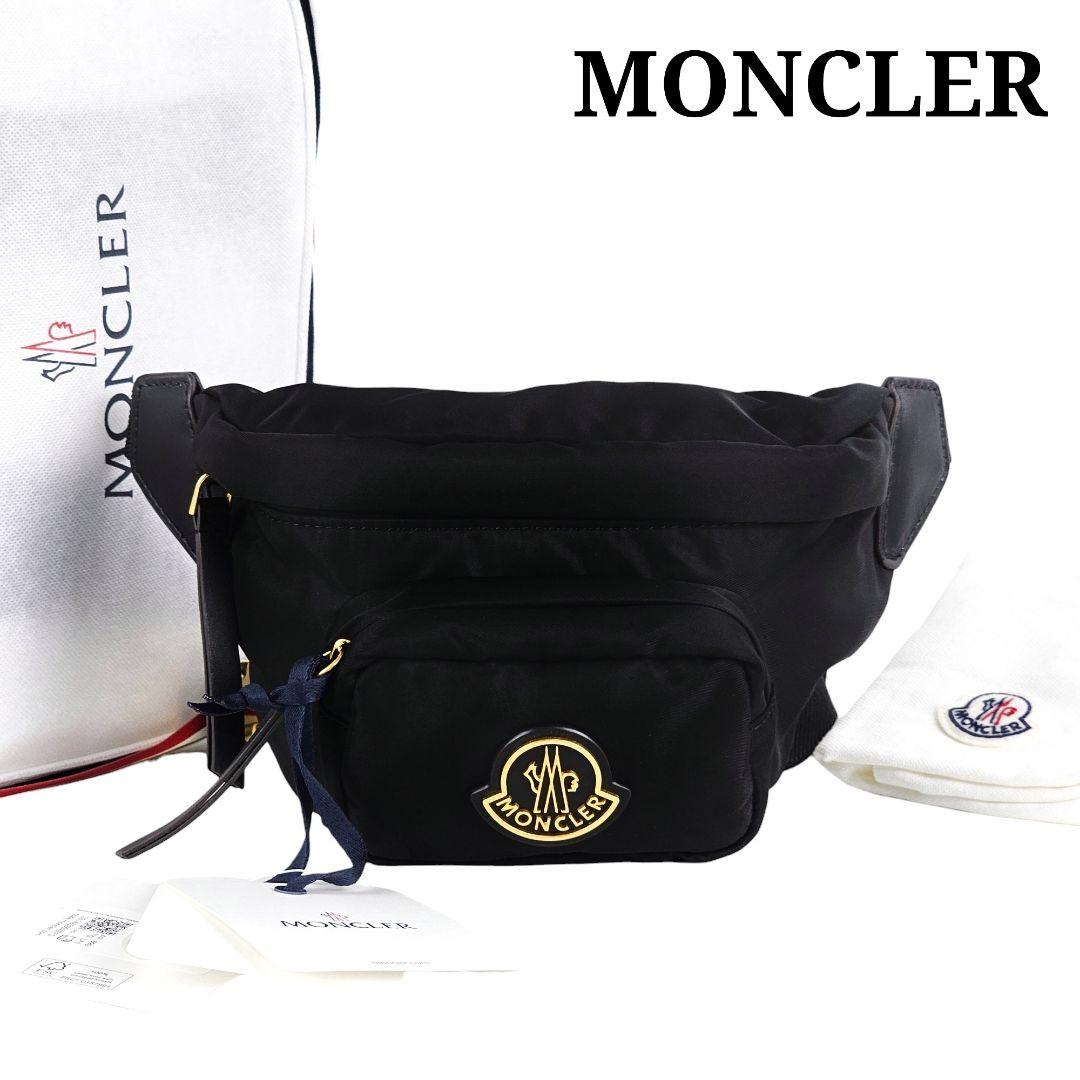 未使用 MONCLER FELICIE ボディバッグ ウエストバッグ ブラック