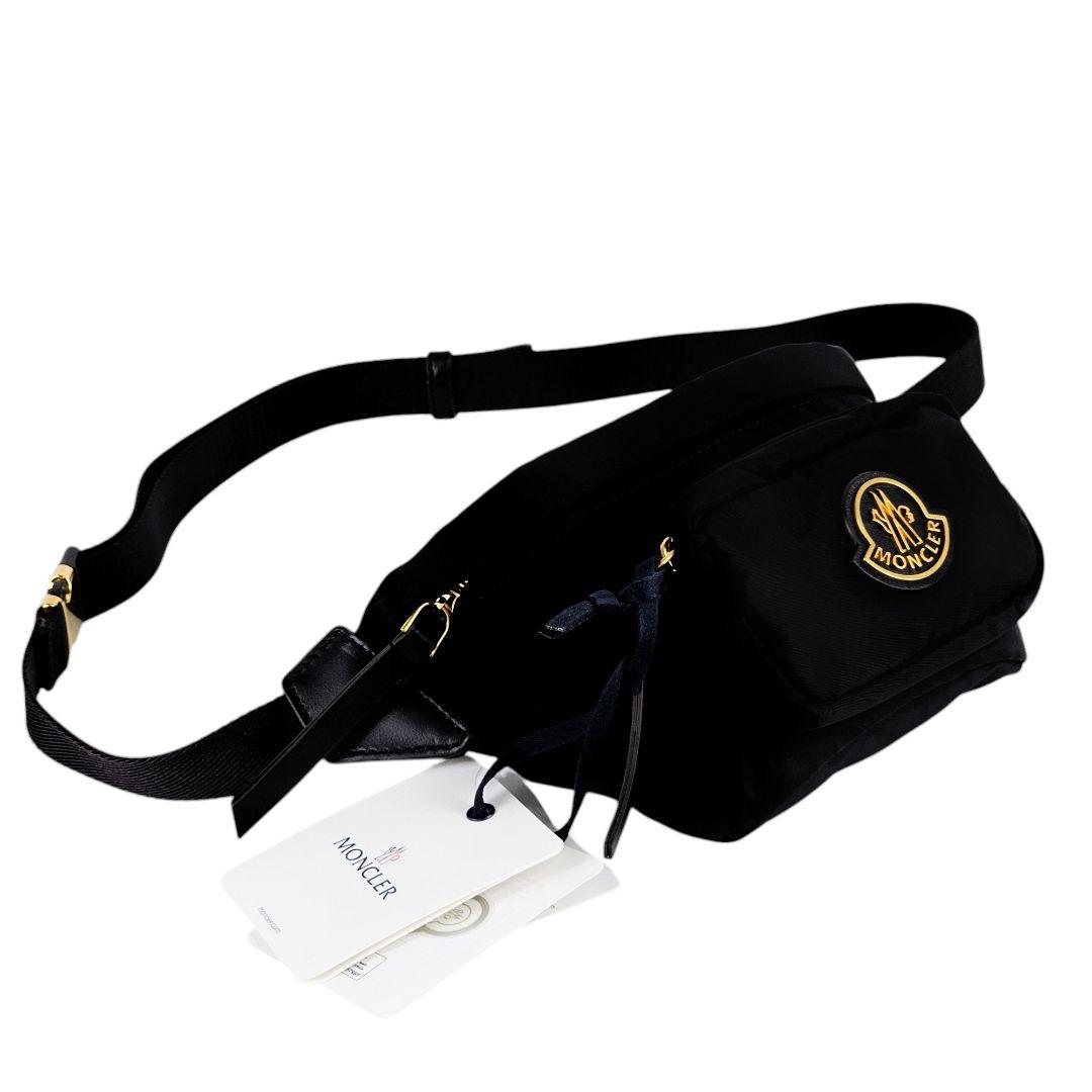 未使用 MONCLER FELICIE ボディバッグ ウエストバッグ ブラック