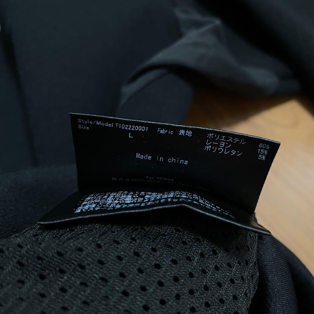 TFW49 プルオーバー　パーカー　ブラック　L ゴルフ　スウェット