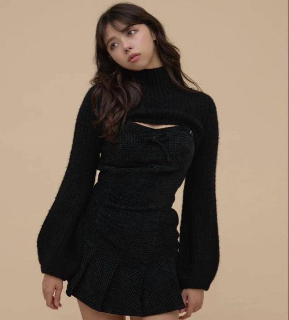 【最終値下げ】andmary Twiggy tweed mini dress