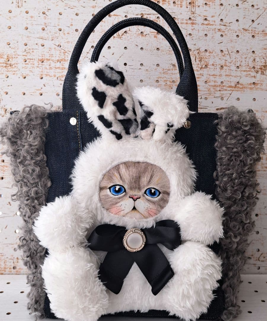 あ*こ様 コヤンイサムチョン　ルミ　デニムリメイクトートバッグ