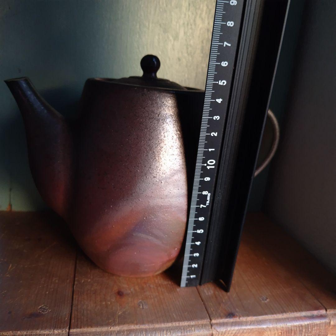 備前焼　急須　後楽窯　堀川南山　ティーポット　茶道具　茶器　岡山伝統工芸品　珈琲