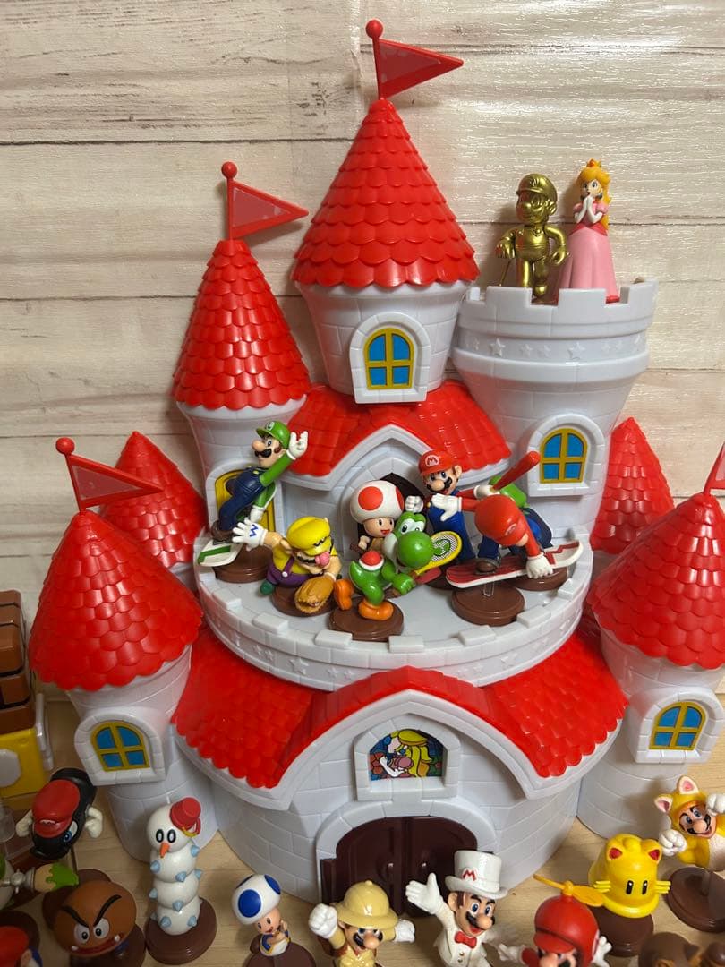スーパーマリオ　プレイセットピーチ城　チョコエッグ　フィギュア　まとめ　セット