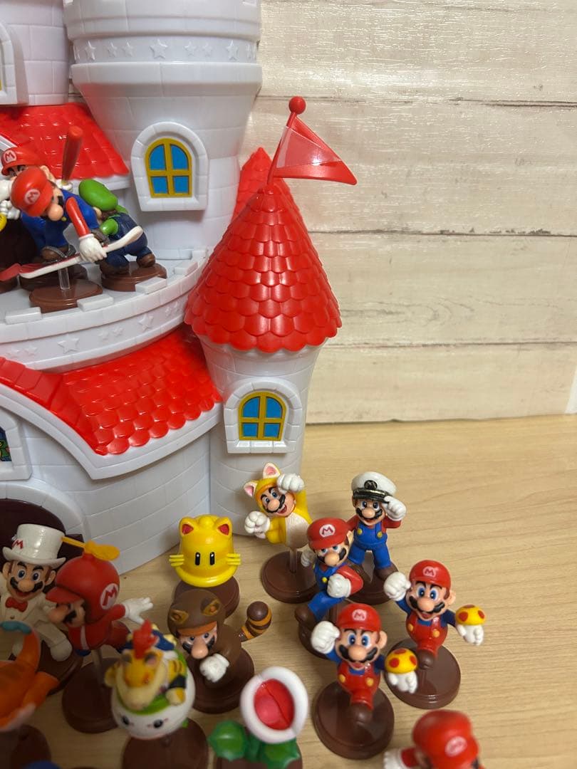 スーパーマリオ　プレイセットピーチ城　チョコエッグ　フィギュア　まとめ　セット