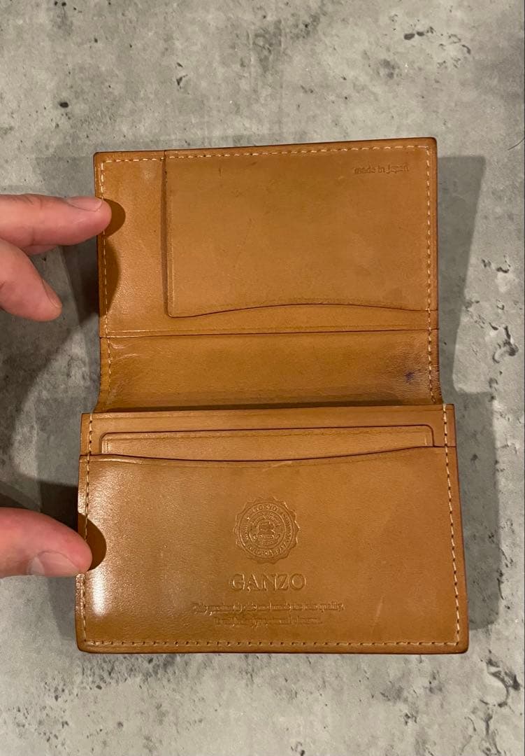 GANZO コードバン レザー名刺入れ
