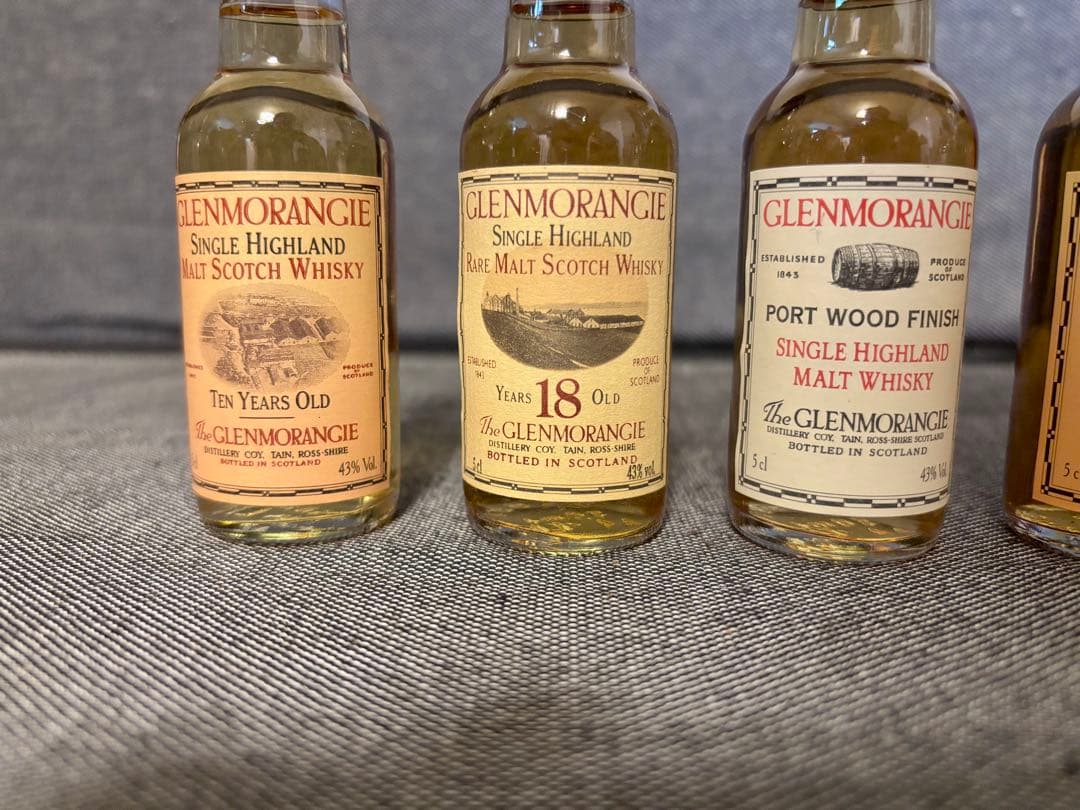 GLENMORANGIE グレンモーレンジ　ミニボトル　5本セット　箱付き未開封