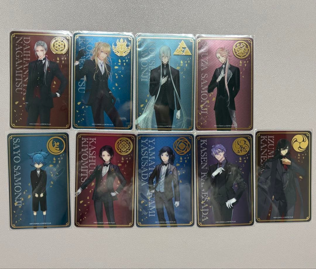 【刀剣乱舞】大本丸博 箔押しクリアカード 104枚