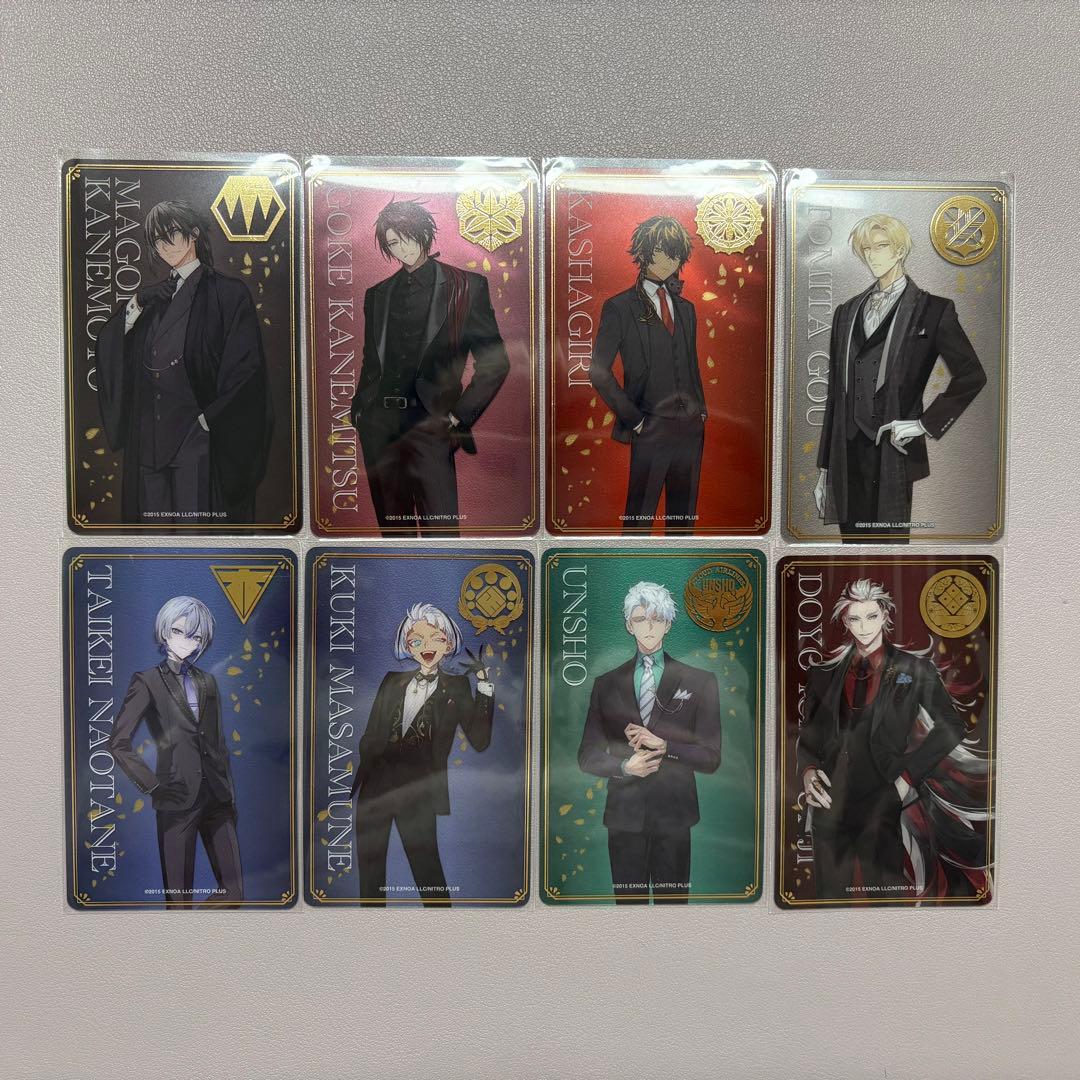 【刀剣乱舞】大本丸博 箔押しクリアカード 104枚