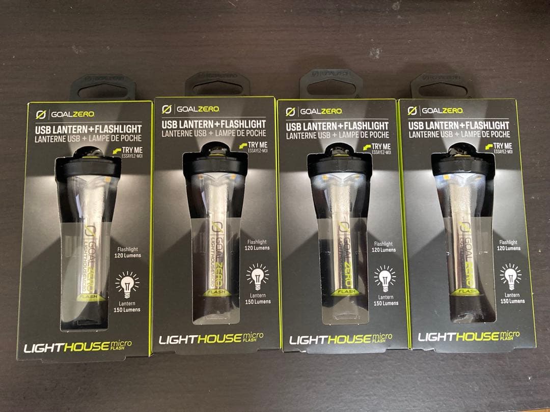 GOAL ZERO Micro Flash ゴールゼロ　4個セット（簡易梱包）