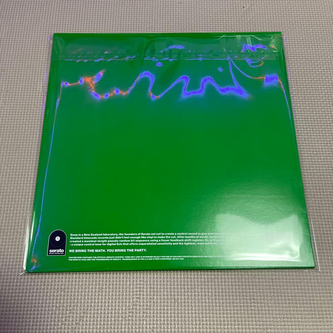 Serato Control Vinyl クリアグリーン2枚セット