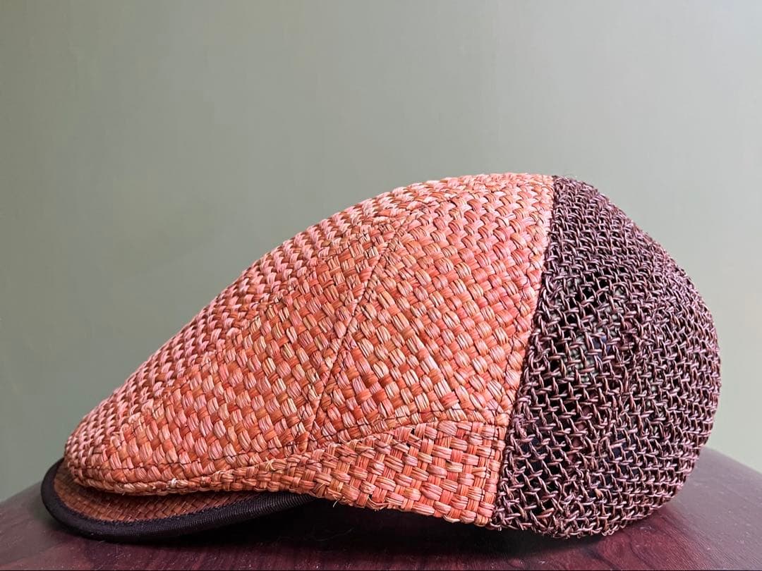 CA4LA メンズ ストローキャップ 60cm アジアンスタイル