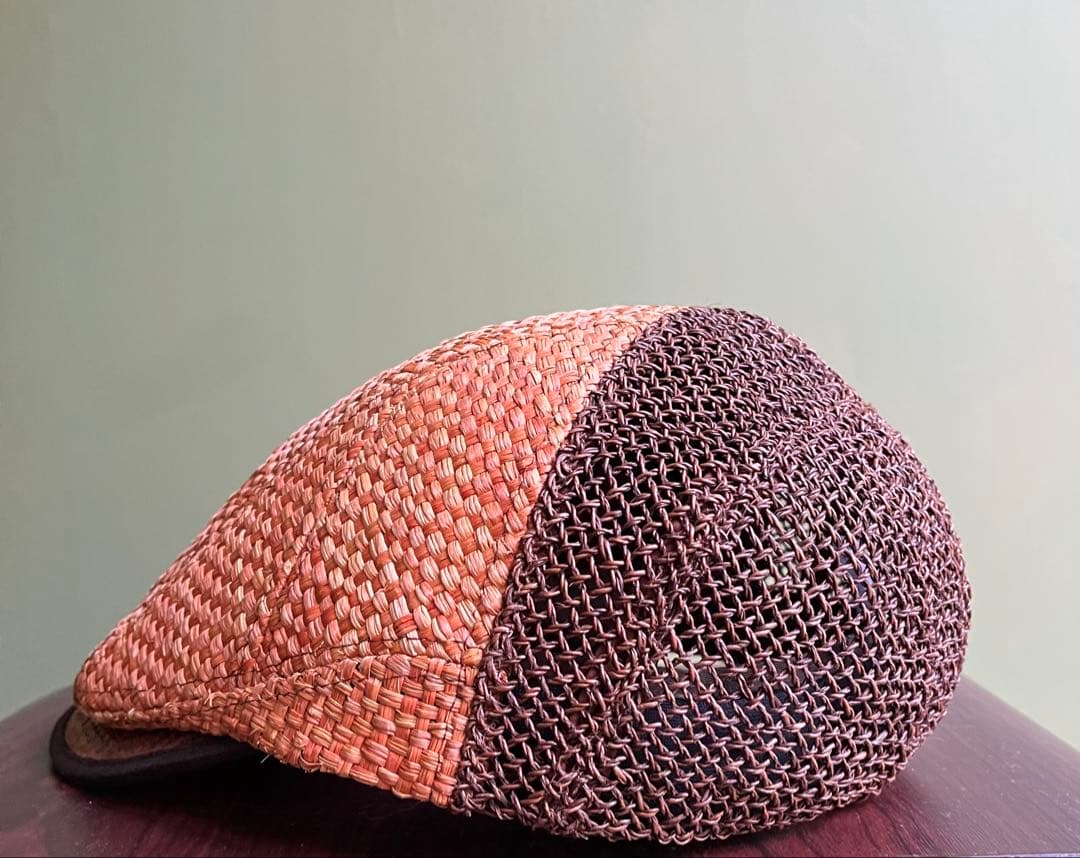 CA4LA メンズ ストローキャップ 60cm アジアンスタイル