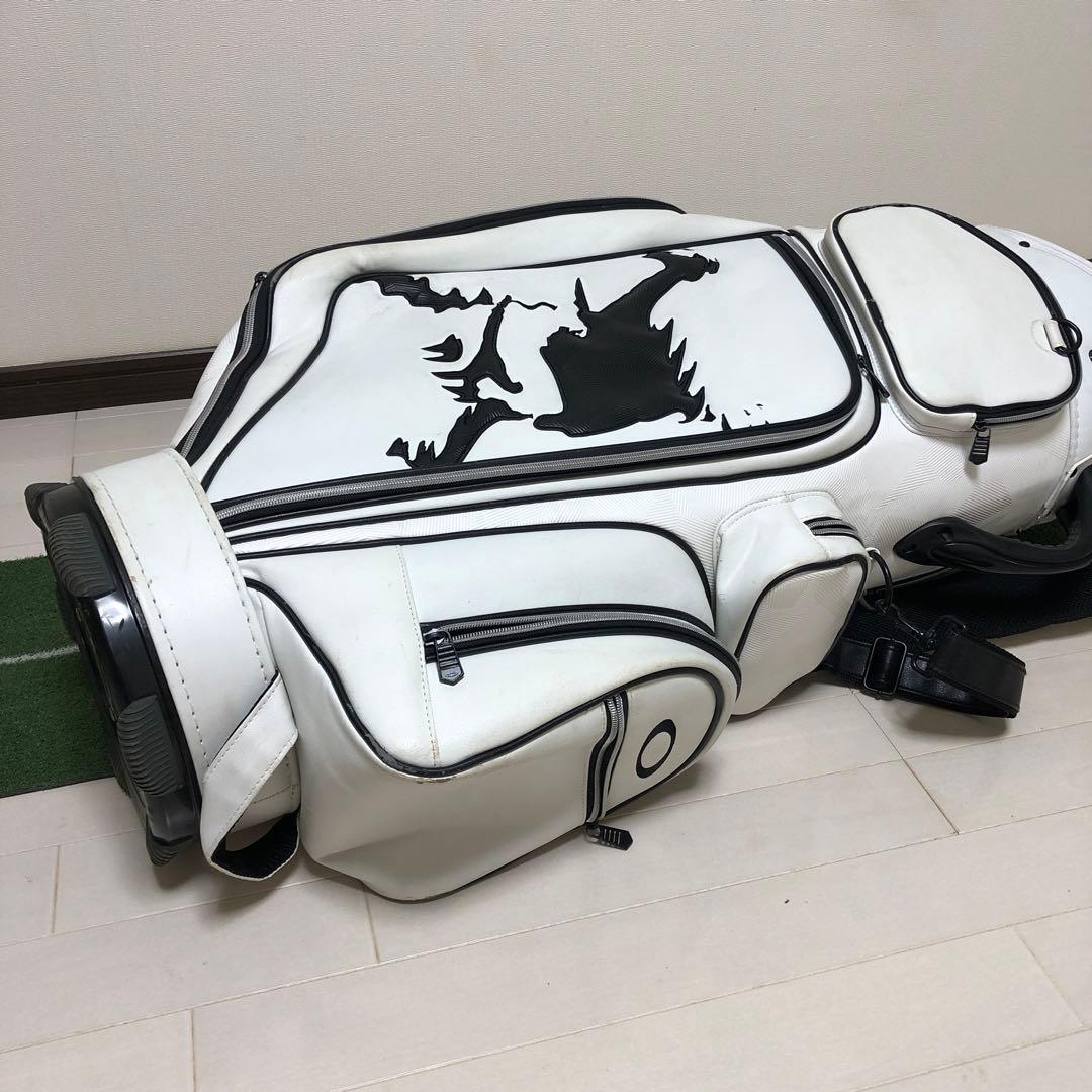 【OAKLEY】オークリースカル柄キャディバック カートタイプ