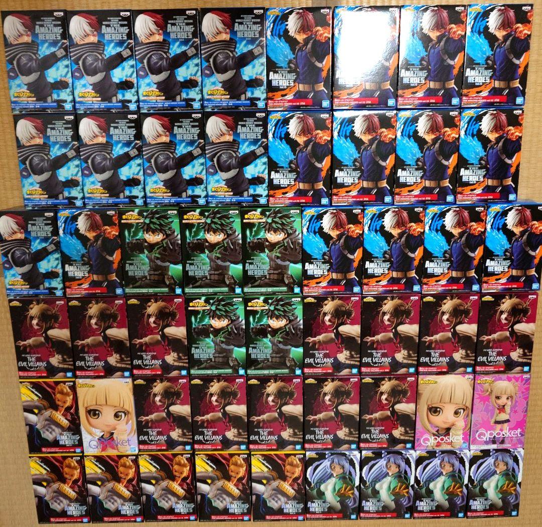 僕のヒーローアカデミア フィギュア セット 緑谷出久 轟焦凍 トガヒミコ