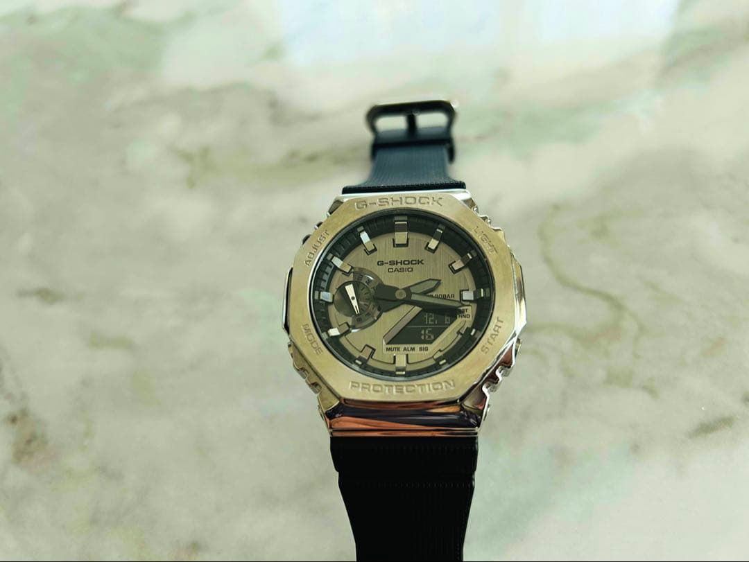 G-SHOCK CASIO アナログ・デジタル表示 GM-2100-1AJF