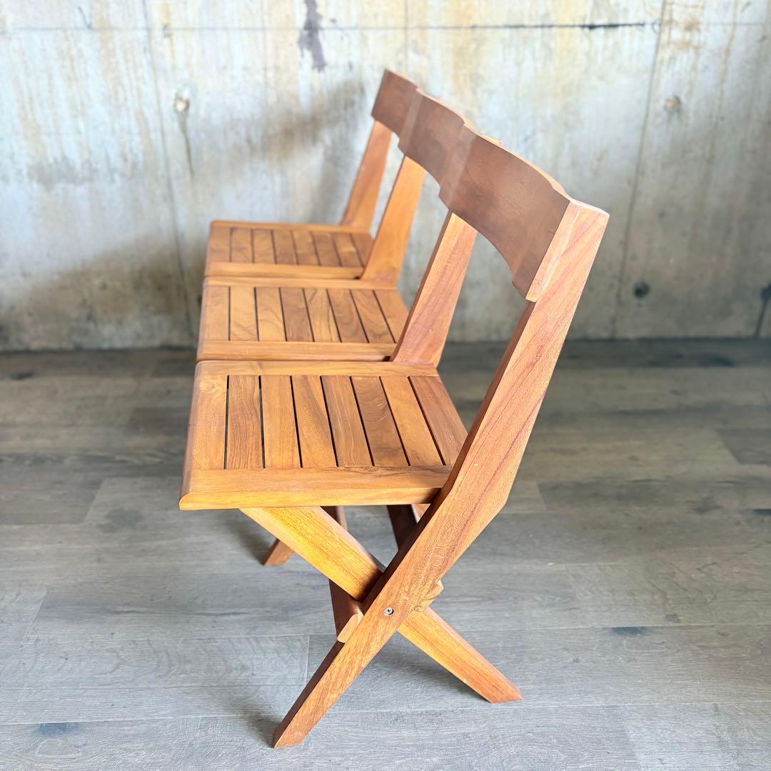 unico PRAD ウニコ　ポラード　フォールディングベンチ　チーク材　廃番