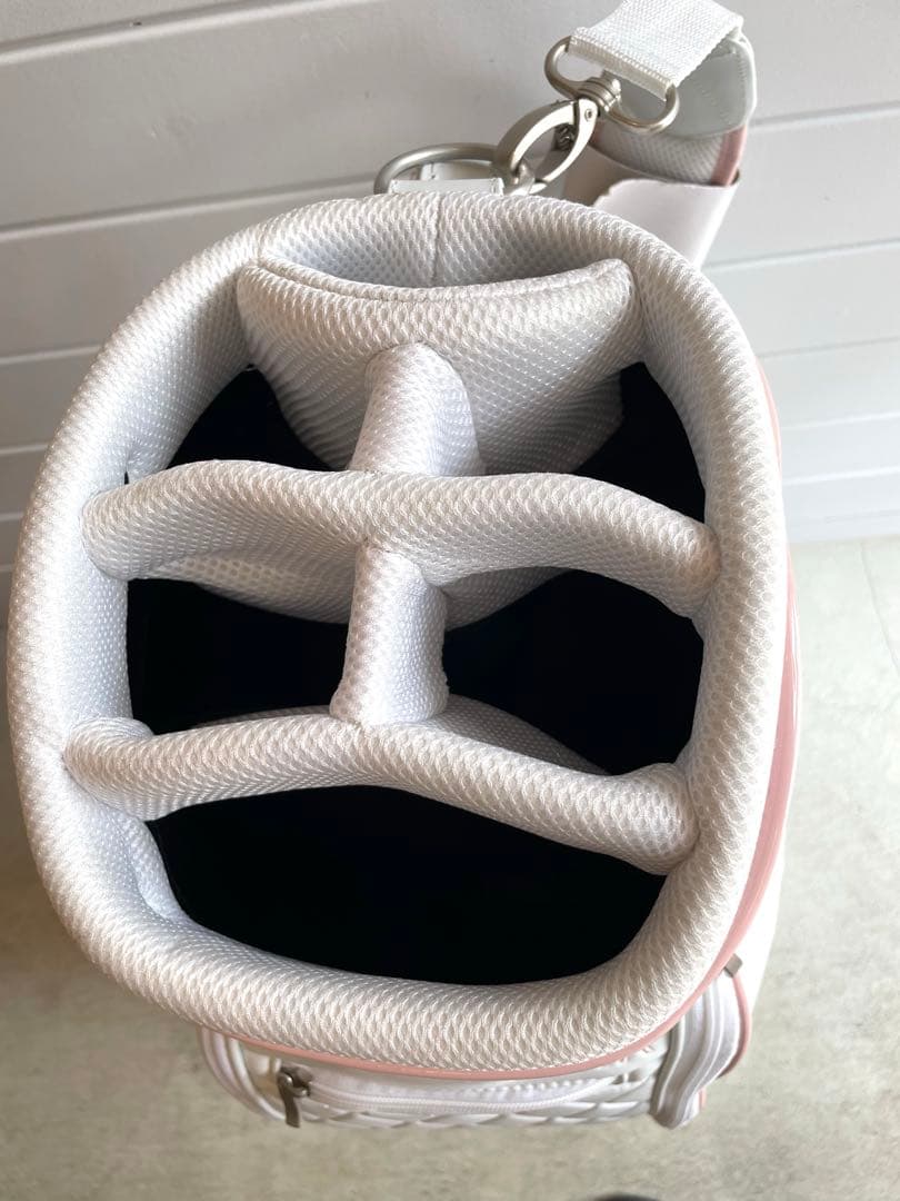 Callaway/キャロウェイ REVA キャディバッグ ホワイト/ピンク