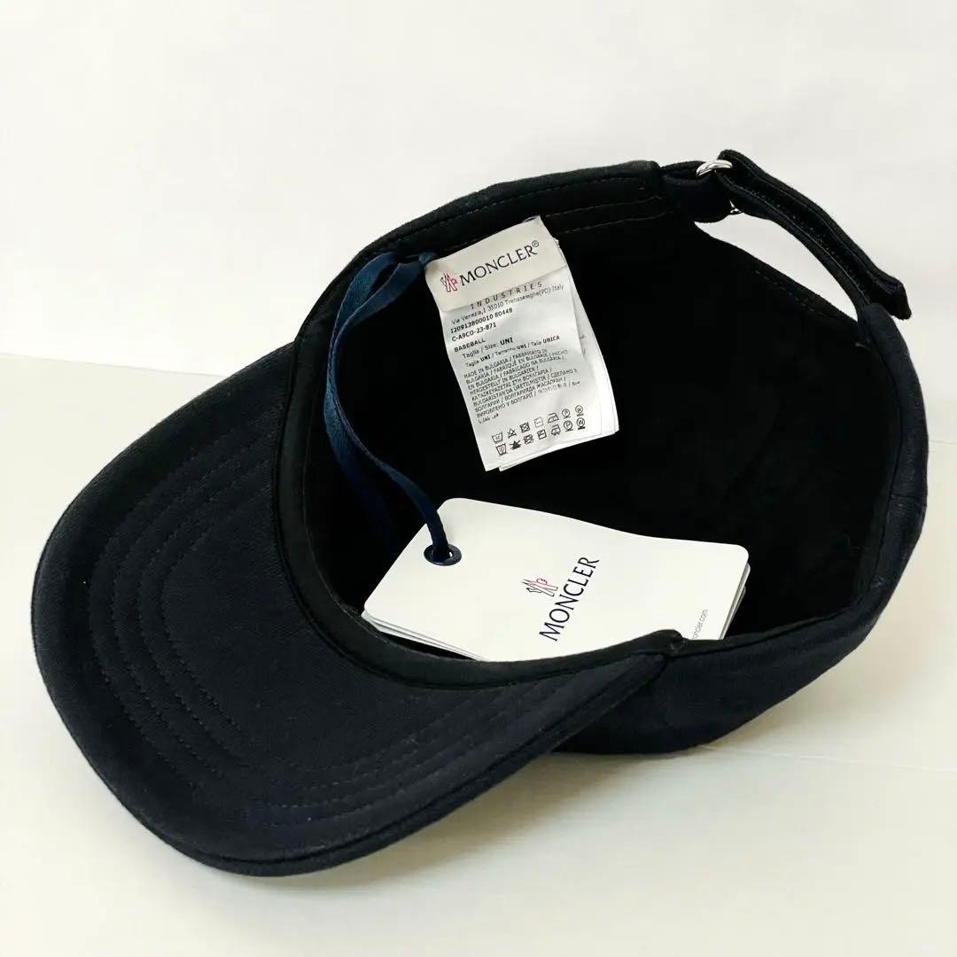 【最終！残1】MONCLER モンクレール キャップ ダークネイビー 黒