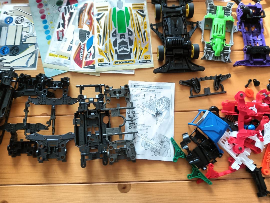 ミニ四駆　ボディ　パーツ　セット ジャンク　未使用多数　タミヤ　ホイール　タイヤ