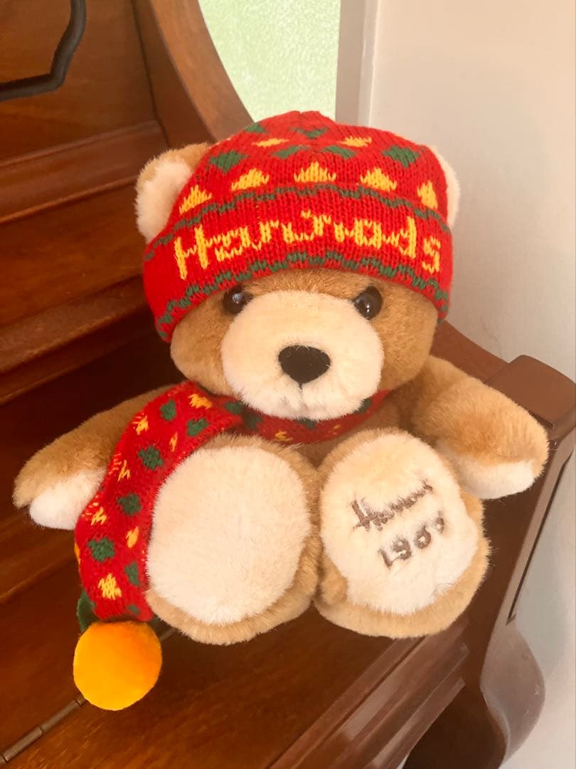 ハロッズ　テディベア　セット　限定　クリスマス　10周年