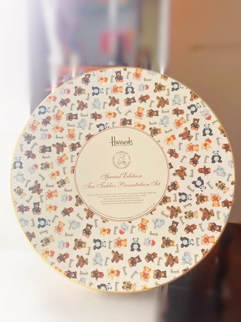 ハロッズ　テディベア　セット　限定　クリスマス　10周年