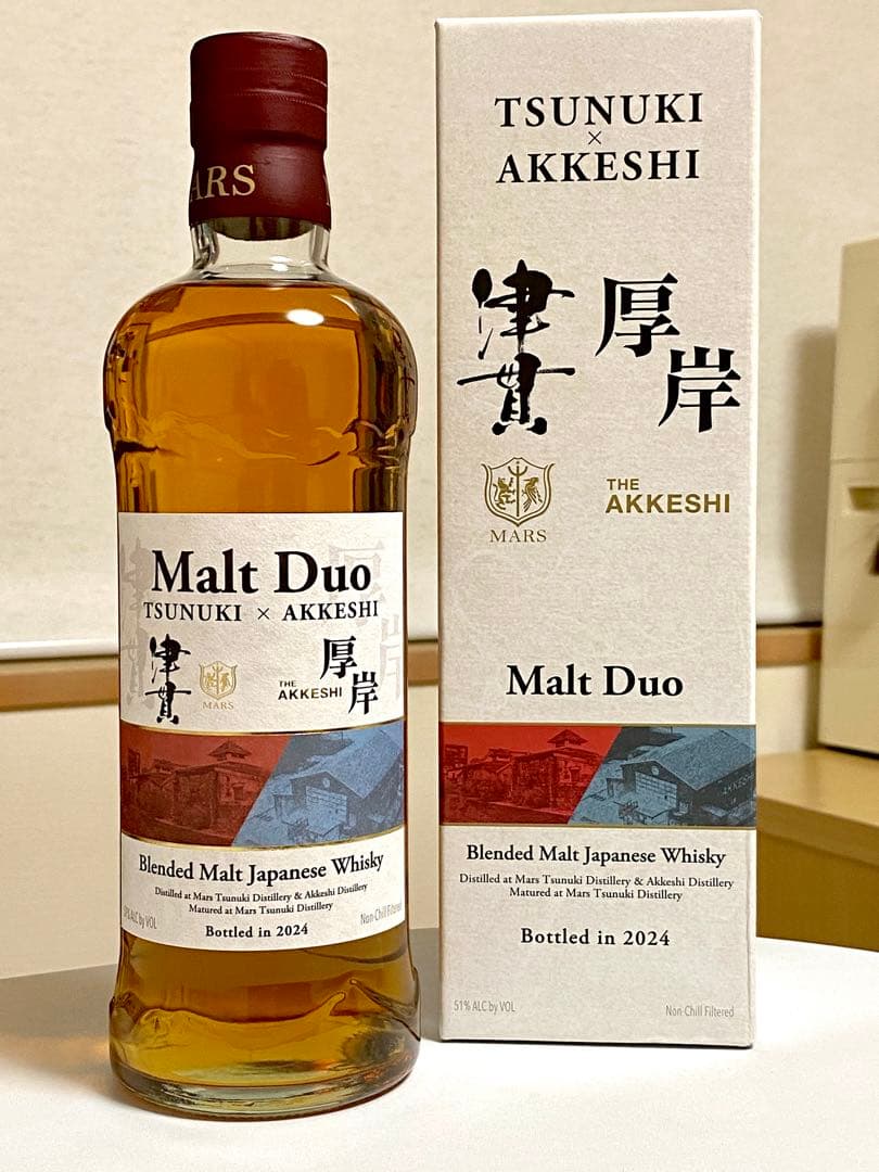 マルス 津貫X厚岸 TSUNUKI x AKKESHI Malt Duoモルト