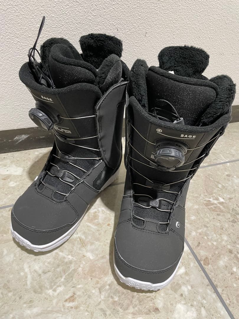 【美品】RIDE ライド スノボブーツ SAGE BOAサージ23.5cm