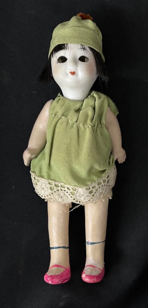 サクラビスクドール　アンティーク　大正ロマン　市松人形　人形 サクラビスク