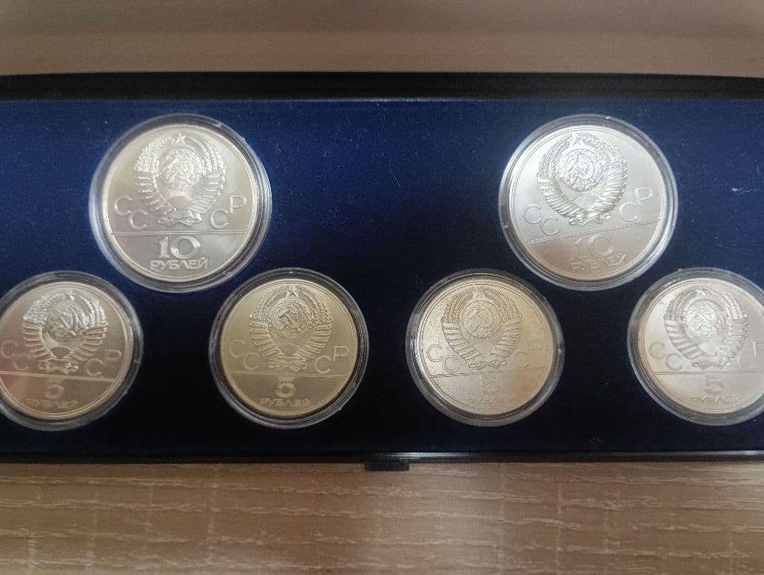 モスクワオリンピック銀貨