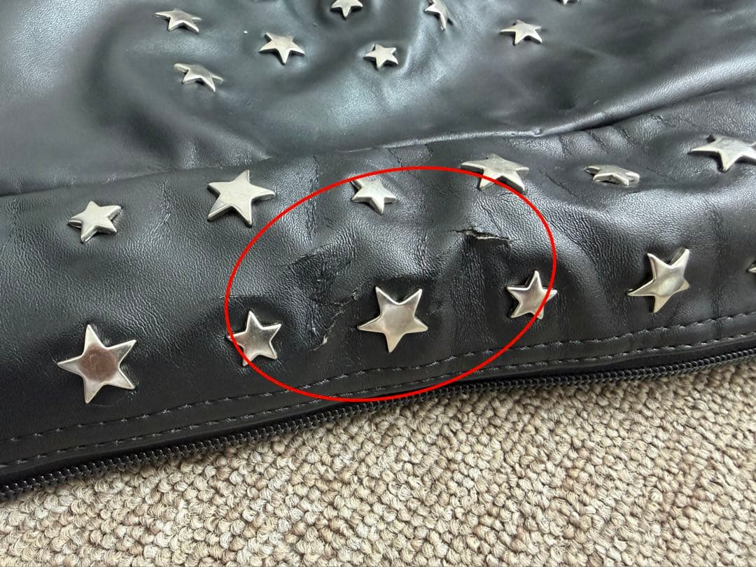 V12 STAR STUDS キャディバッグ　超希少なブラック&シルバースター