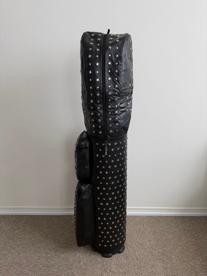 V12 STAR STUDS キャディバッグ　超希少なブラック&シルバースター