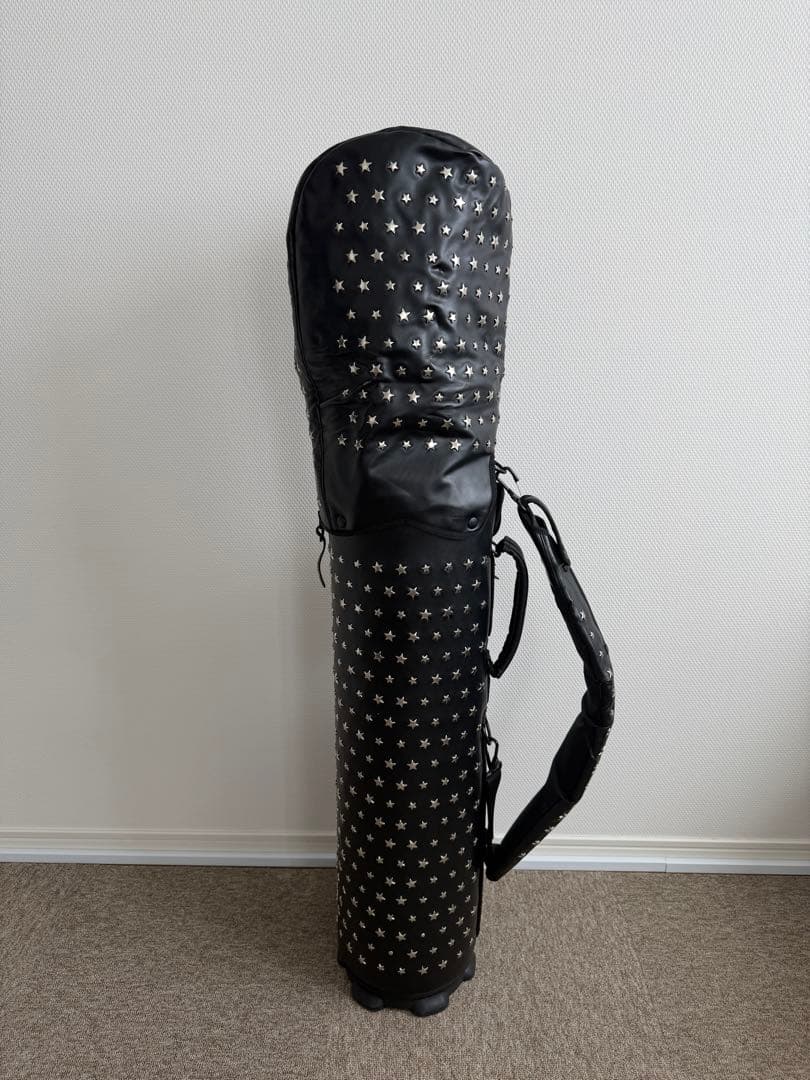 V12 STAR STUDS キャディバッグ　超希少なブラック&シルバースター