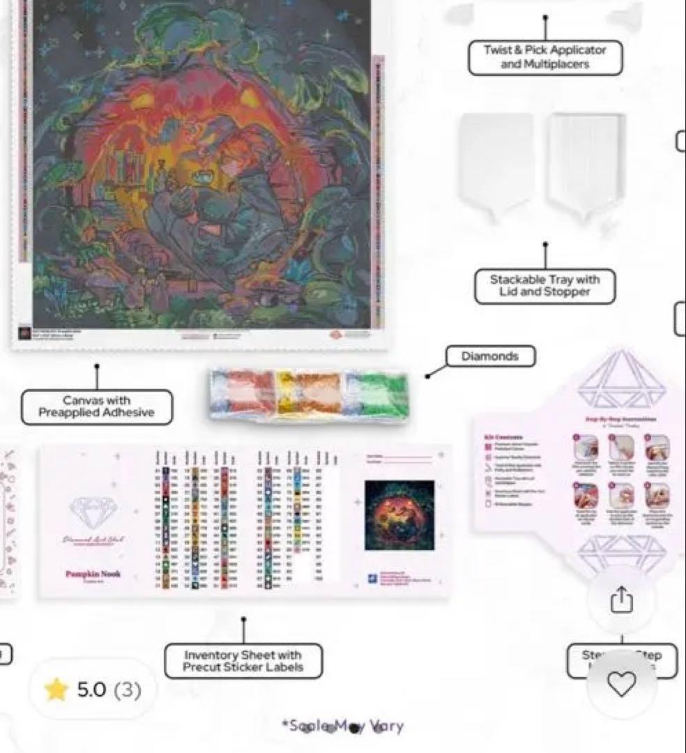 ダイヤモンドアートクラブ　Pumpkin Nook