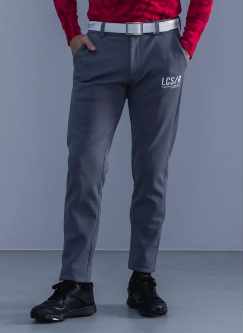 新品ルコックスポルティフゴルフパンツRIJOUME起毛はっ水保温防寒XL