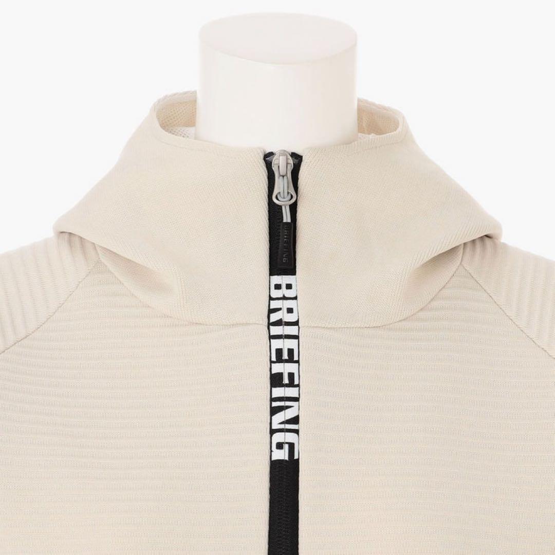 【今期新作・完売品】BRIEFING レディース ニットパーカー ベージュM