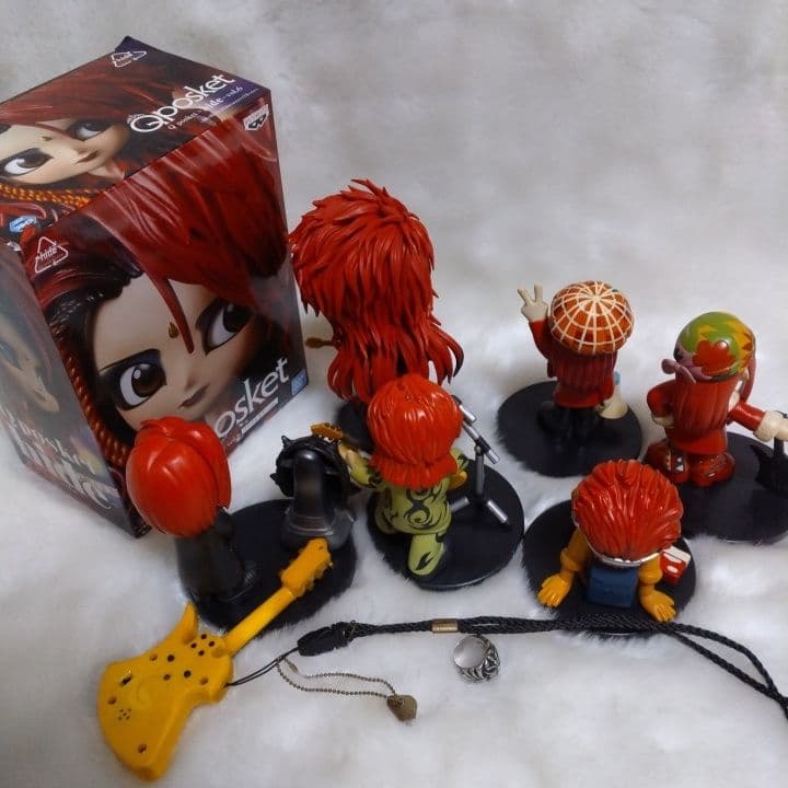 Qposket hide 1体 他フィギュア5体+イエローハート+おまけ指輪