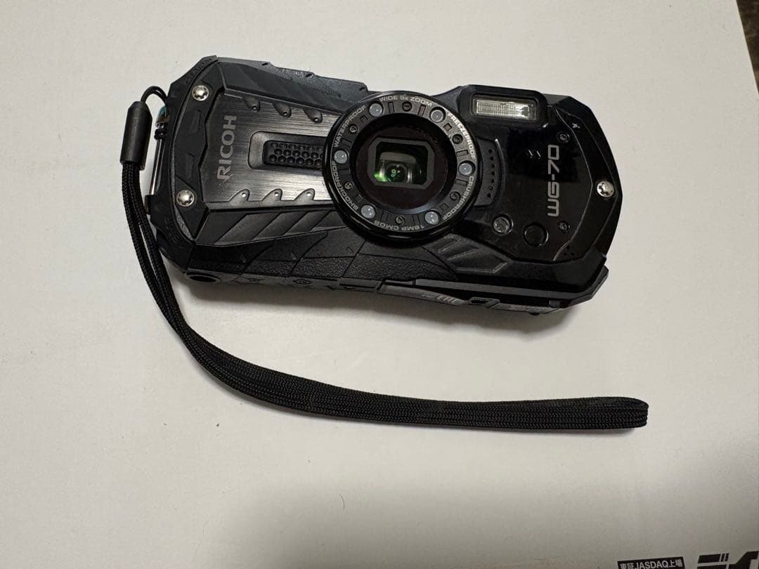 RICOH WG-70 ブラック 防水カメラ