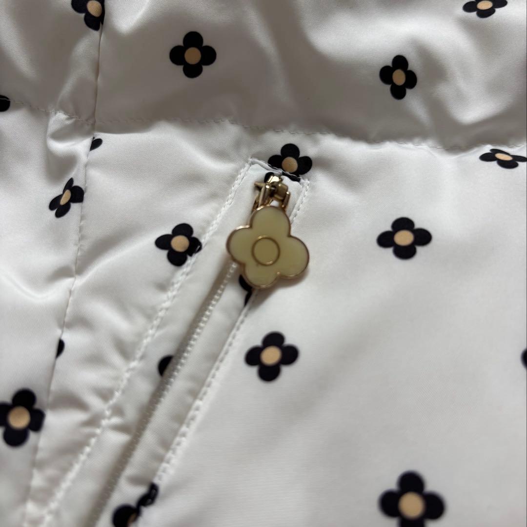 キャロウェイ リバーシブルダウンジャケット　裏花柄 6WAY 袖着脱可 Sサイズ