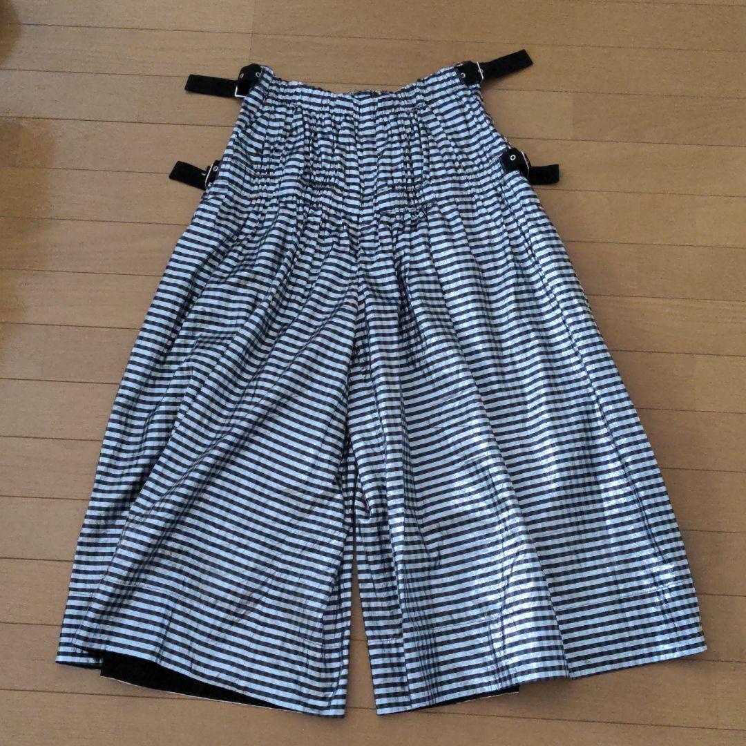 noir kei ninomiya　ノワールケイニノミヤ　チェック ワイドパンツ