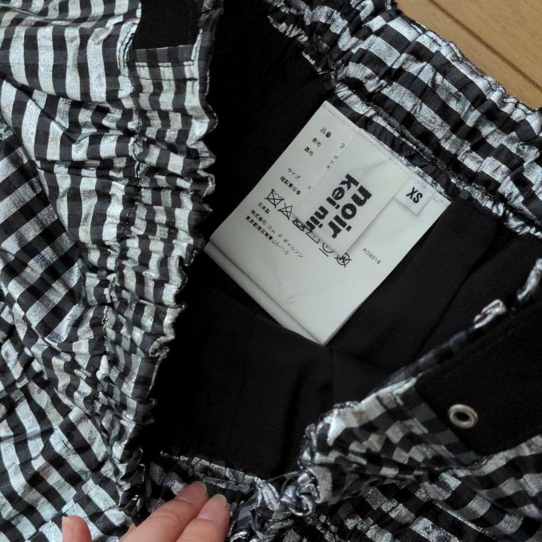 noir kei ninomiya　ノワールケイニノミヤ　チェック ワイドパンツ