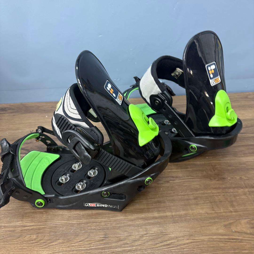 FLUX フラックス スノーボード ビンディング Lサイズ グリーン×ブラック