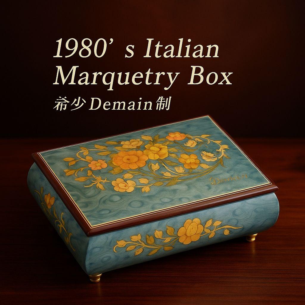 Demain イタリア製 象嵌オルゴールBOX ボレロ 高級ジュエリーケース