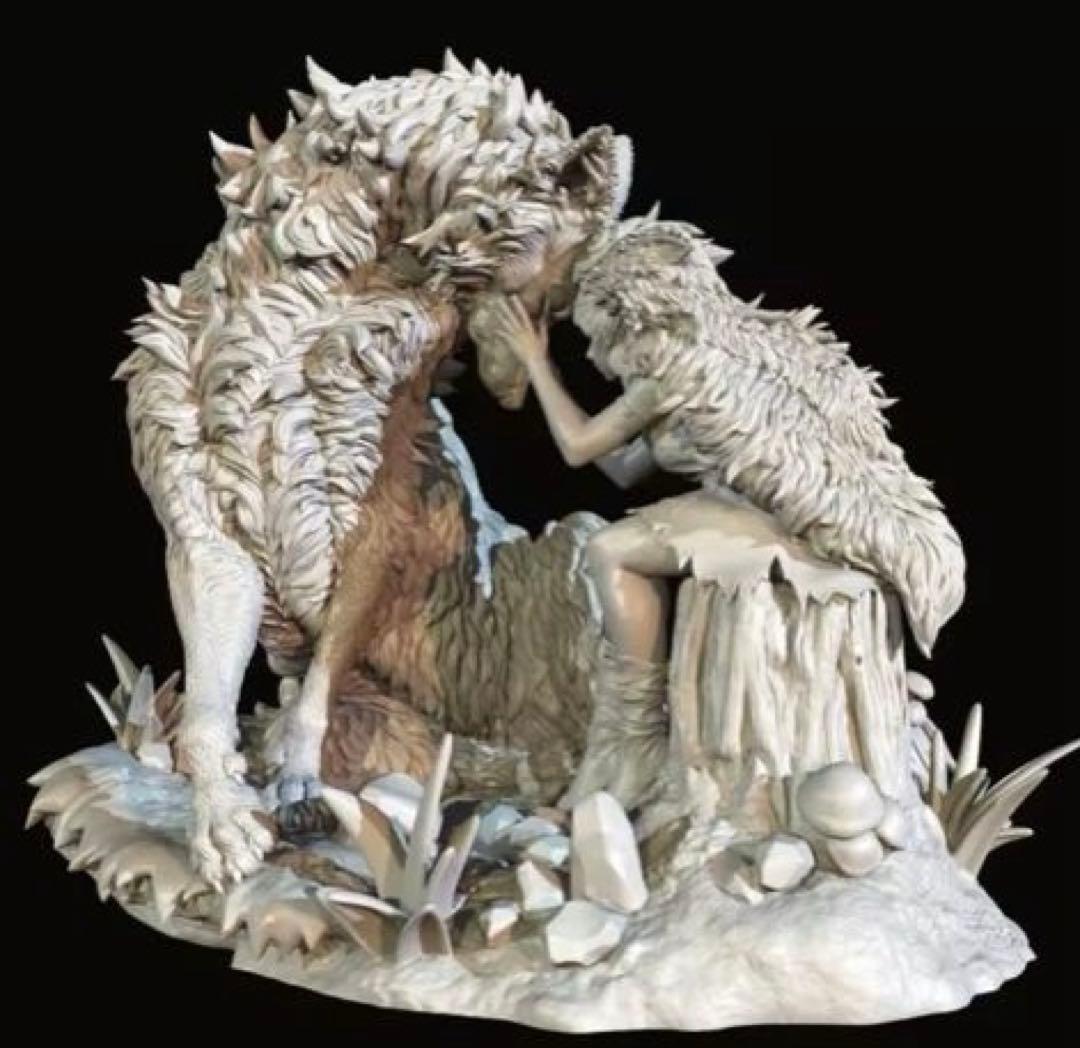 ガレージキット ジオラマ 未組立 レジン もののけ姫