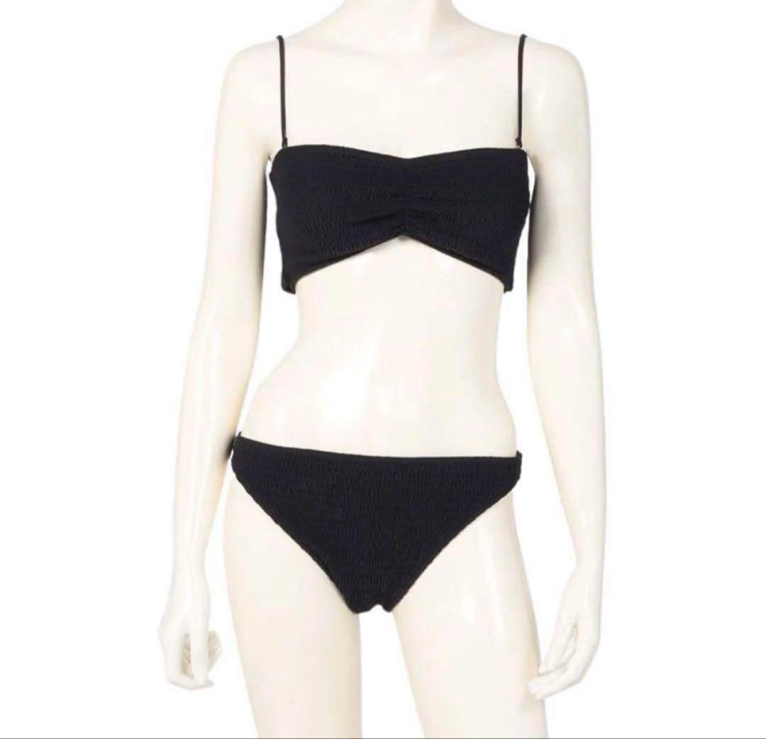 【美品】anuans シャーリングバックタイセットアップ