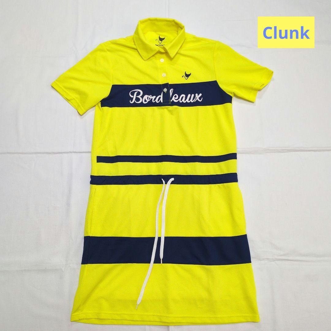 【Clunk】 ストライプポロワンピース Lサイズ　※新品未使用