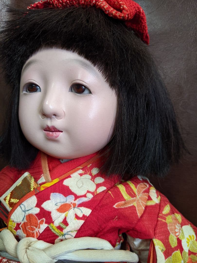 樫村瑞観　自由人形　麗しのお嬢様　鳴きます！　検)市松人形・アンティークドール